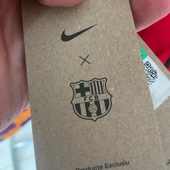 Nike FC Barcelona 2022-23 Youth Pre Match Soccer Jersey Kit.